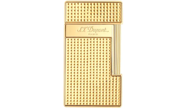 S.T. Dupont Slimmy Aansteker Diamantkop Goud 028009