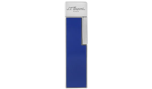 S.T. Dupont Twiggy Aansteker Blauw Lak Chroom 030005